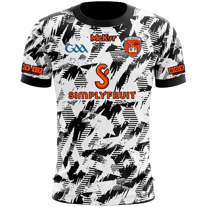 Mckeever kids' black and white top