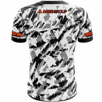 Mckeever kids' black and white top