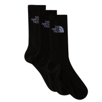 The North Face Unisex Socks 3 Pack Sport Cush Crew Black