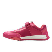 Clarks girls' pink lace-up trainer
