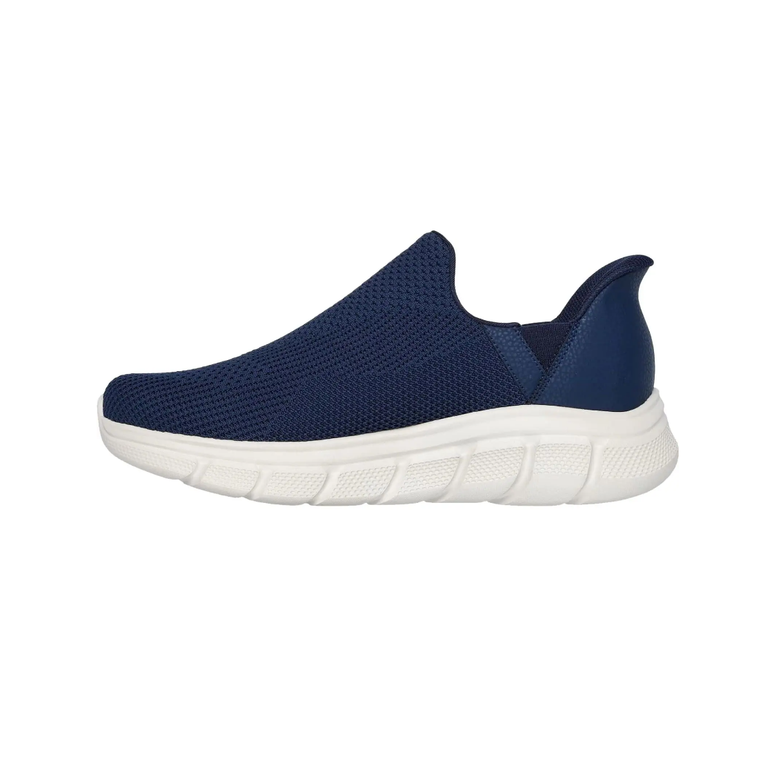 Skechers Mens Trainer Slip-Ins Bobs B Flex Resilient Edge Navy