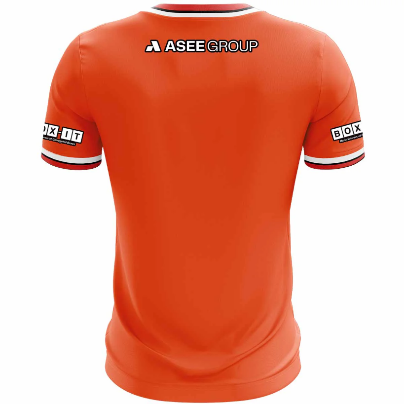 McKeever Adults Armagh Home Jersey 24/25 Player Fit Orange