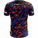 Mckeever kids' black and blue top