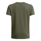 Under Armour Boys T-Shirt Icon Taped SS Marine OD Green/White
