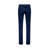 Gardeur men's navy cotton jeans with zip