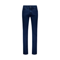 Gardeur men's navy cotton jeans with zip
