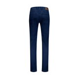 Gardeur men's navy cotton jeans with zip