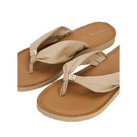 Tommy Hilfiger Womens Sandal Elevated Beach Horseradish