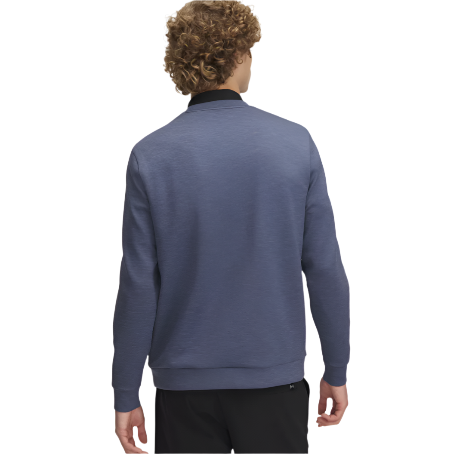 Under Armour Mens Top Drive Midlayer Crew Downpour Grey/Gravel