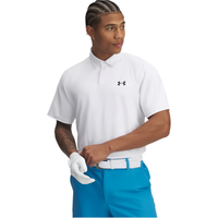 Under Armour men's black and white polo shirt
