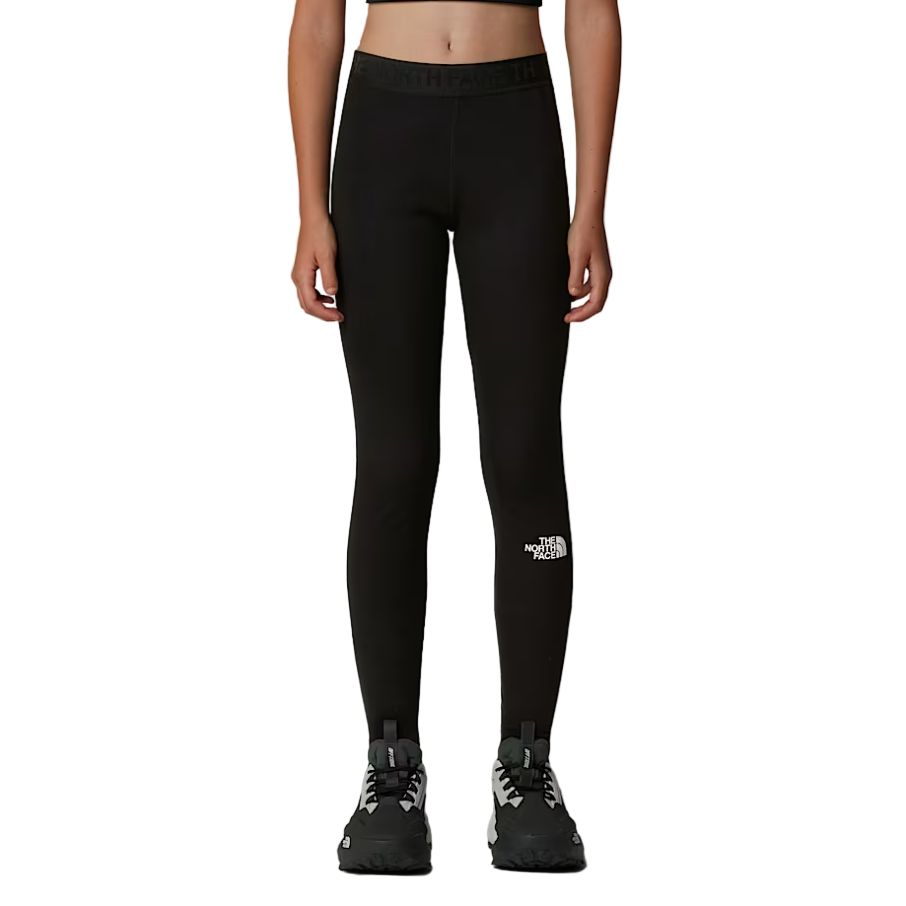The North Face girls' black leggings with elasticated