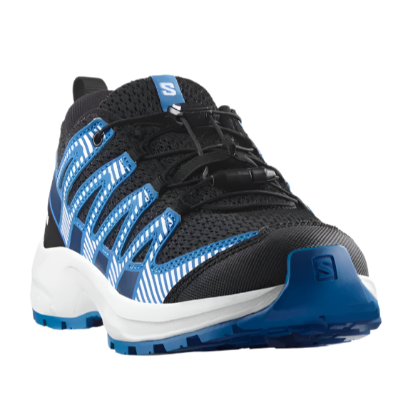 Salomon Junior Unisex Trainer XA Pro V8  Black/White/French Club