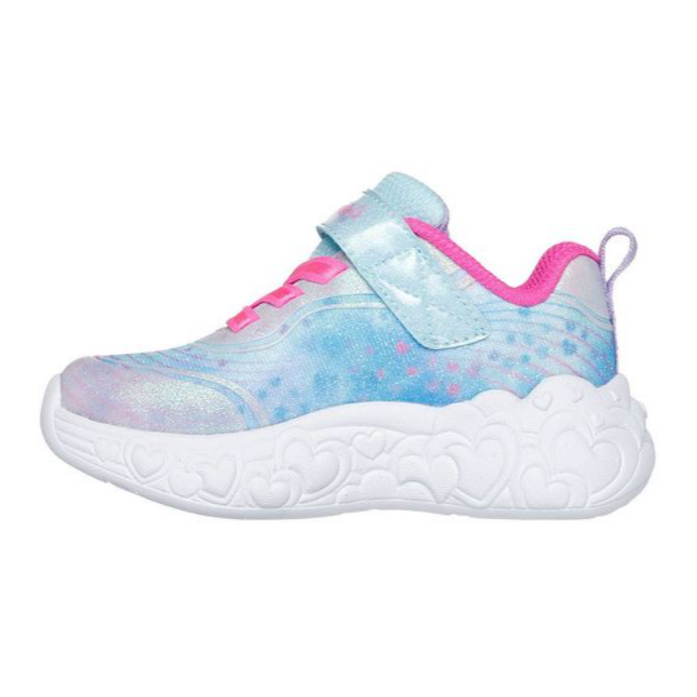 Skechers Girls Trainer S-Lights Eternal Heart Lights Light Blue/Multi