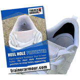 Trainer Armour black big heel hole preventer