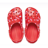 Crocs girls' red slip-on sandal