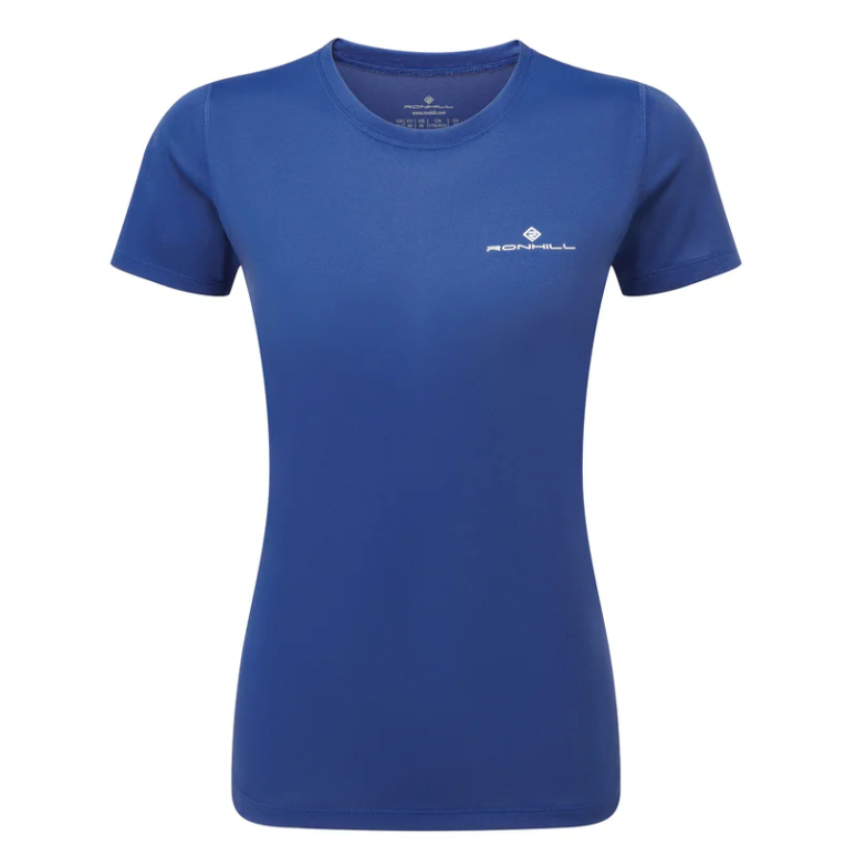 Ronhill Womens Tee Core S/S Tidal/Bright White