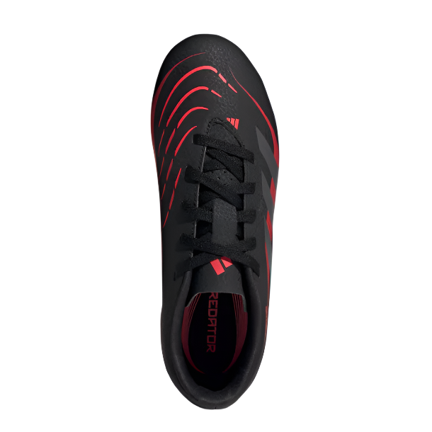 Adidas Junior Football Boot Predator Club FG/MG Core Black/Grey Four/Lucid Red