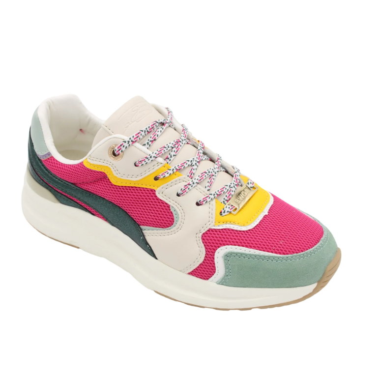 Lloyd & Pryce Womens Trainer Berard Forest Neon