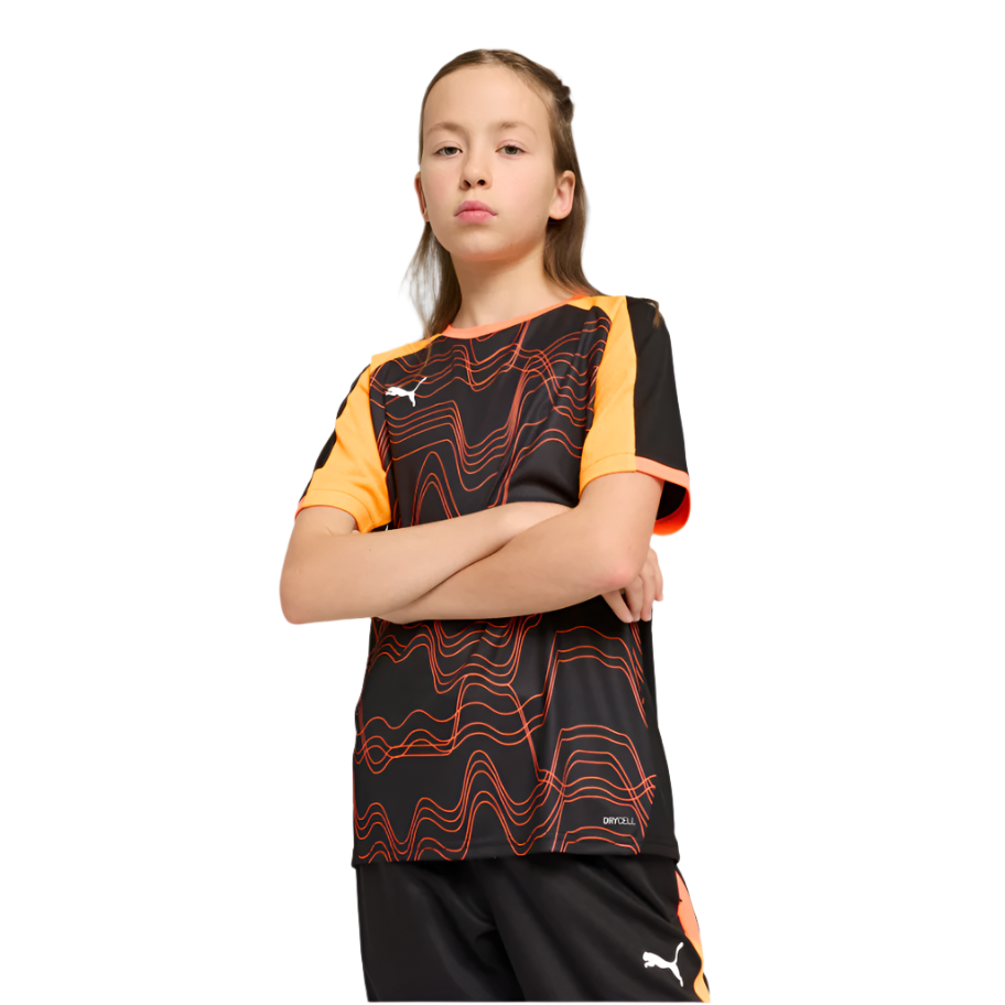 Puma Youth Jersey Individual LIGA Graphic Puma Black/Glowing Red