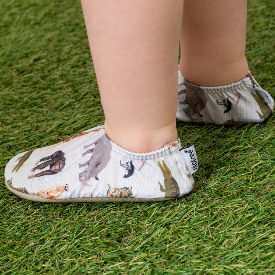 Slipfree Boys Shoes Kongo Light Grey