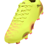 Puma Junior Football Boots Future 8 Play FG/AG Yellow/Black/Sun Struck