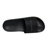 Tommy Hilfiger Mens Slider NYC Pool Slide Black