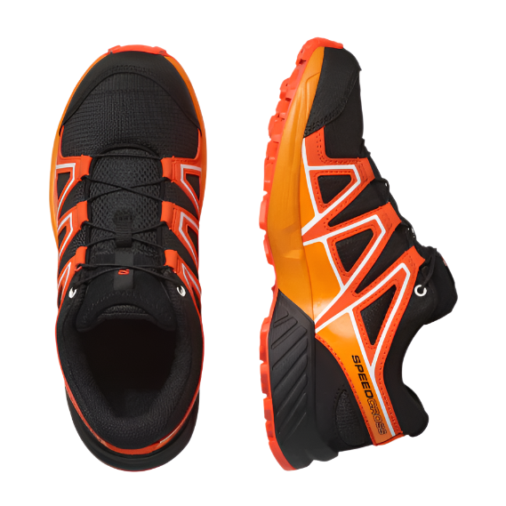 Salomon Junior Unisex Trainer Speedcross L4772450017 Black/Chert/Turmeric