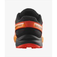 Salomon kids' black lace-up trainer