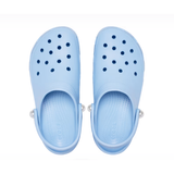 Crocs Womens Sandal Classic Platform Pearl Clog Blue Calcite