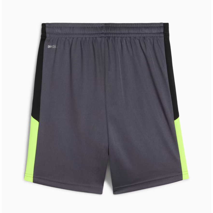 Puma Junior Shorts Individual LIGA Training 2 Puma Galactic Gray/Yellow Alert