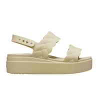 Crocs women's beige sandal with buckle