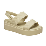 Crocs women's beige sandal with buckle
