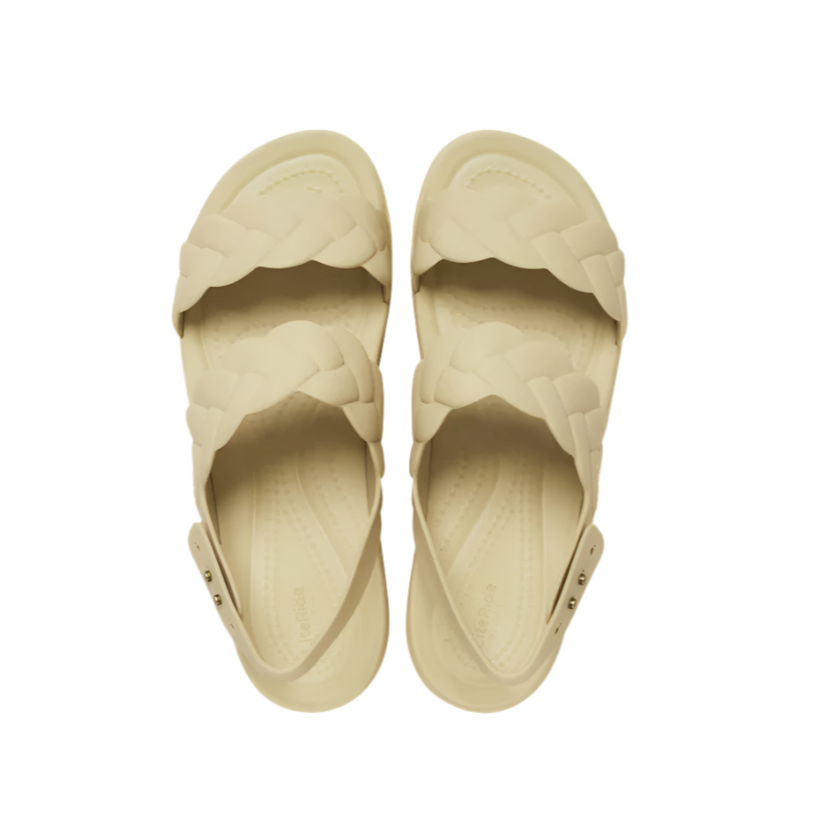 Crocs women's beige sandal with buckle