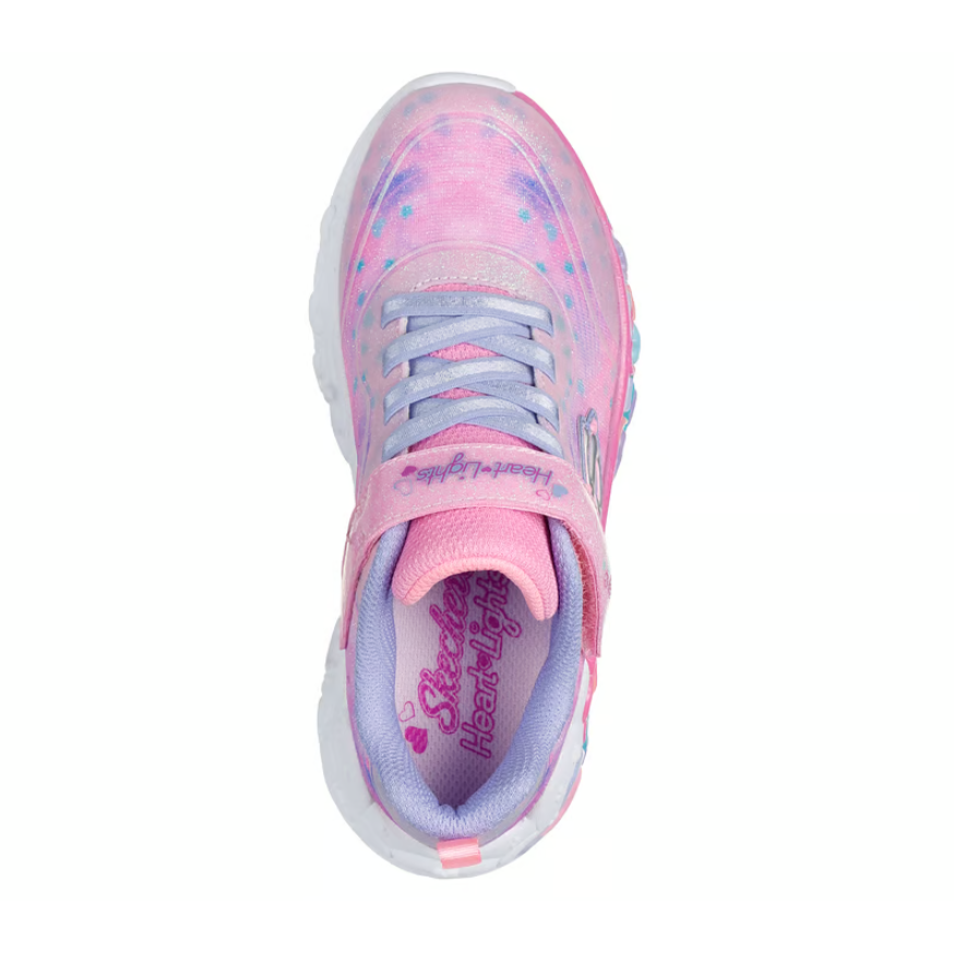 Skechers Girls Trainer S Lights Eternal Heart Lights Light Pink/Multi