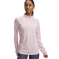 Under Armour Womens ½ Zip Tech Twist Prime Pink/White