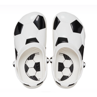 Crocs Kids Classic Clog Soccer Ball K White/Black