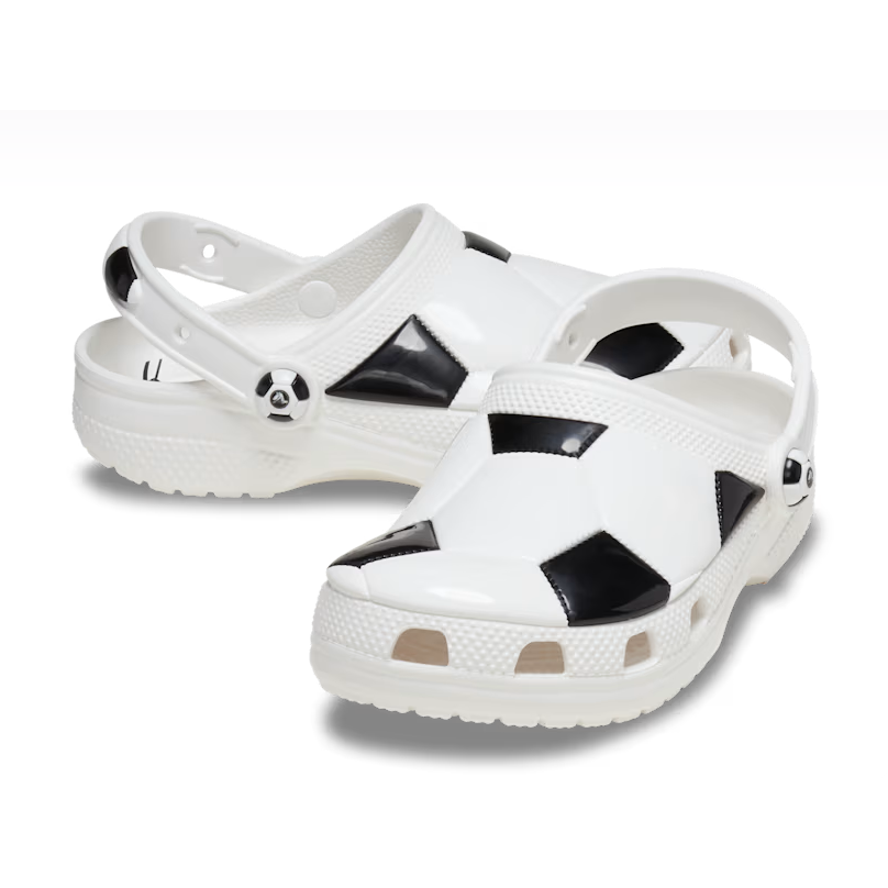 Crocs Kids Classic Clog Soccer Ball K White/Black
