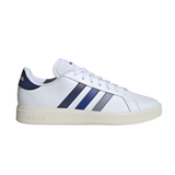 Adidas Mens Trainer Grand Court Base 2.0 Cloud White/Dark Blue/Semi Lucid Blue