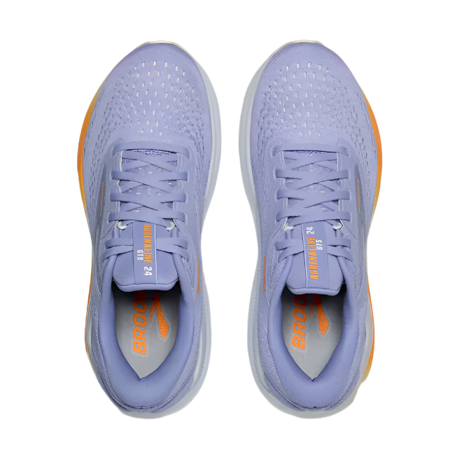 Brooks Womens Trainer Adrenaline GTS 24 Blue Heron/White/Orange