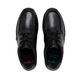 Kickers Youth Shoes Reasan Lace Leather Black