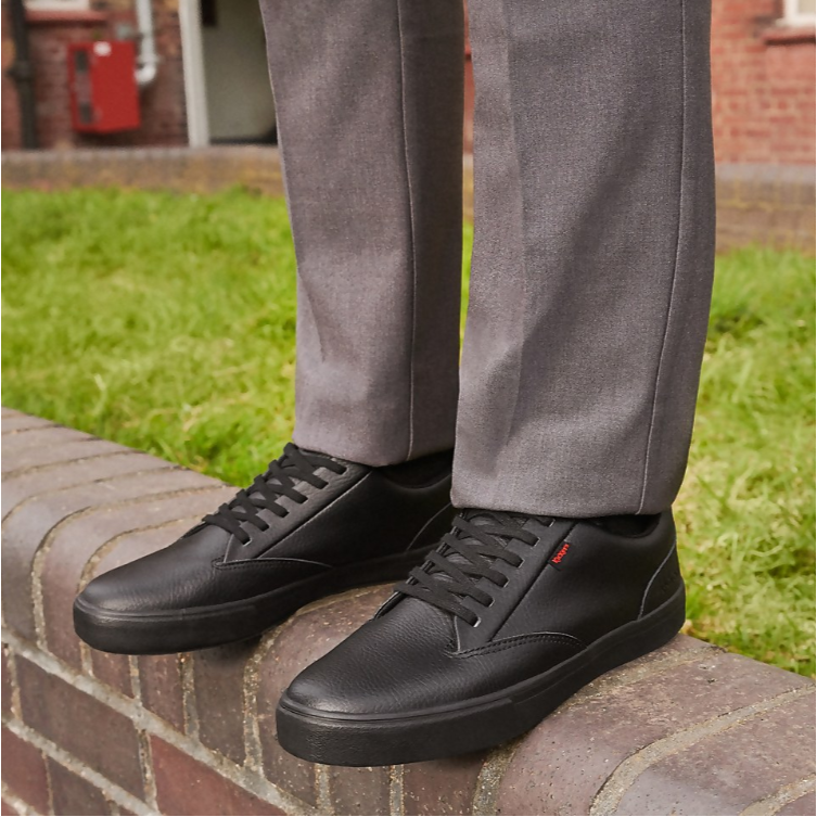 Kickers Unisex Shoes Tovni Tumble Leather Black