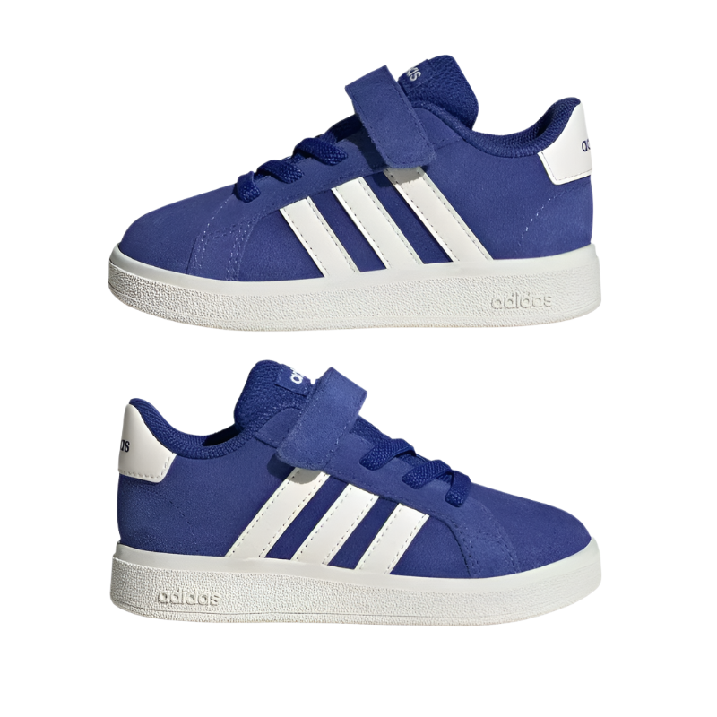 Adidas Boys Trainer Grand Court 00s EL I Semi Lucid Blue/Off White/Core Black