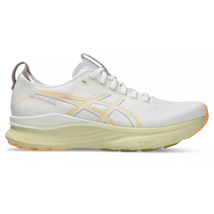 Asics Mens Trainer Gel Kayano 32 White/Orange Glow