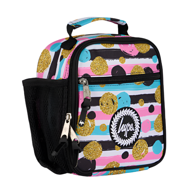 Hype Kids Lunch Bag ZSBS Multi Spots & Stripes