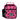 Hype Kids Lunch Bag ZSLR 333  Scribble Hearts Pink/Black