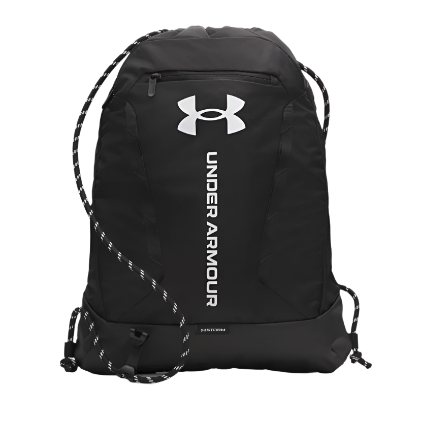 Under Armour Unisex Bag UA Hustle Sackpack Black/White