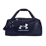 Under Armour Undeniable 5.0 medium navy and silver duffle bag, water-repellent