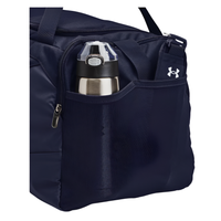 Under Armour Undeniable 5.0 medium navy and silver duffle bag, water-repellent