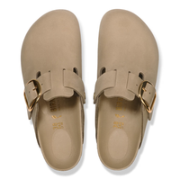 Birkenstock Womens Sandal Boston Big Buckle Tobacco Brown