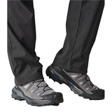 Salomon men's black leather trainer